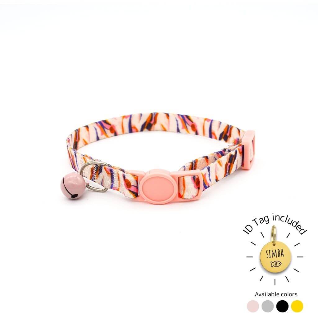 Cat Collar Breakaway - Abstract Designs with ID Tag