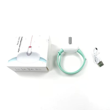 Smart Laser Cat Collar – Interactive Toy for Active Play