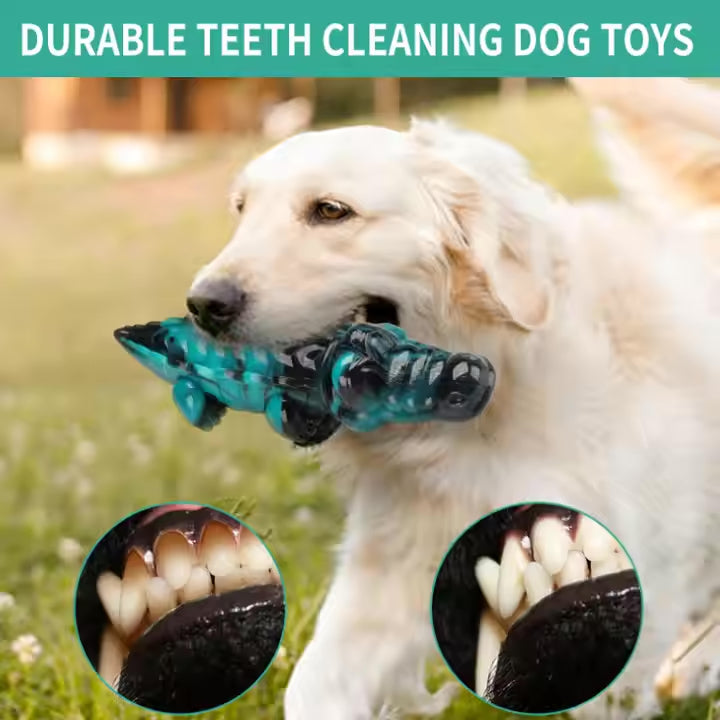 Croc‑Style Heavy‑Duty Chew Toy for Aggressive‑Chewer Dogs – Built to Last