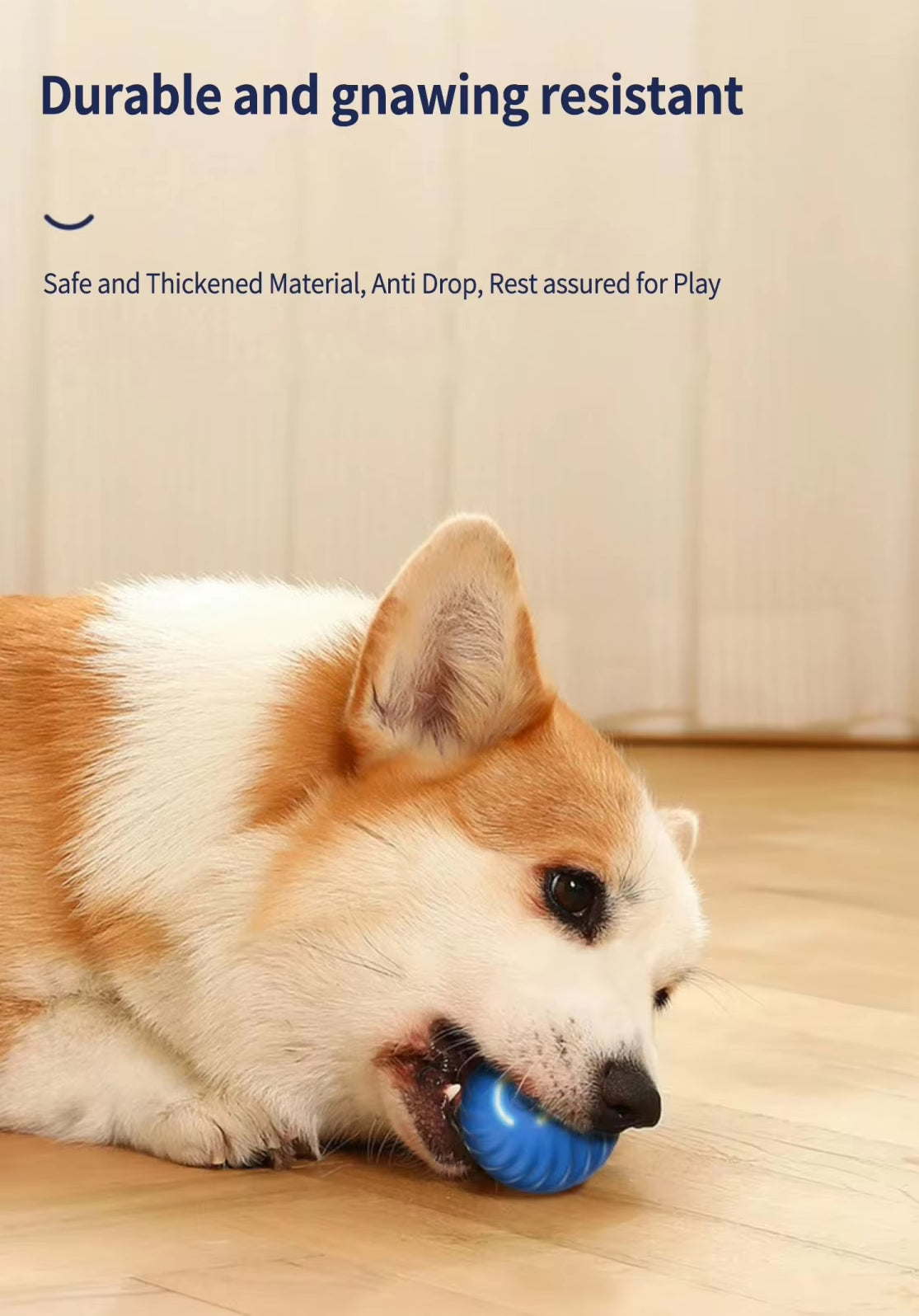 Vibrating Dog Ball Toy for Dogs & Cats – Interactive Bouncing