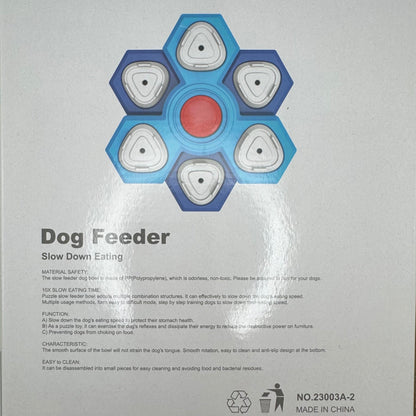 Dog Puzzle Toy – Honeycomb Interactive Feeder