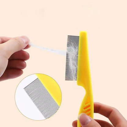 Pet Hair Shedding Comb Stainless Steel Flea Grooming Comb