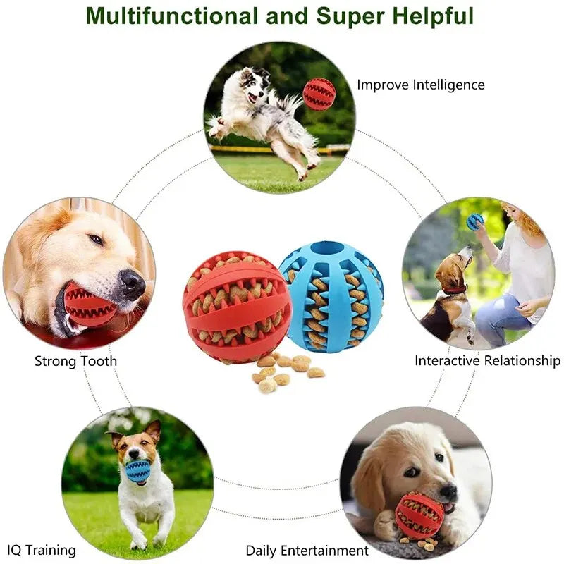 Nontoxic Rubber Dog Toy Ball