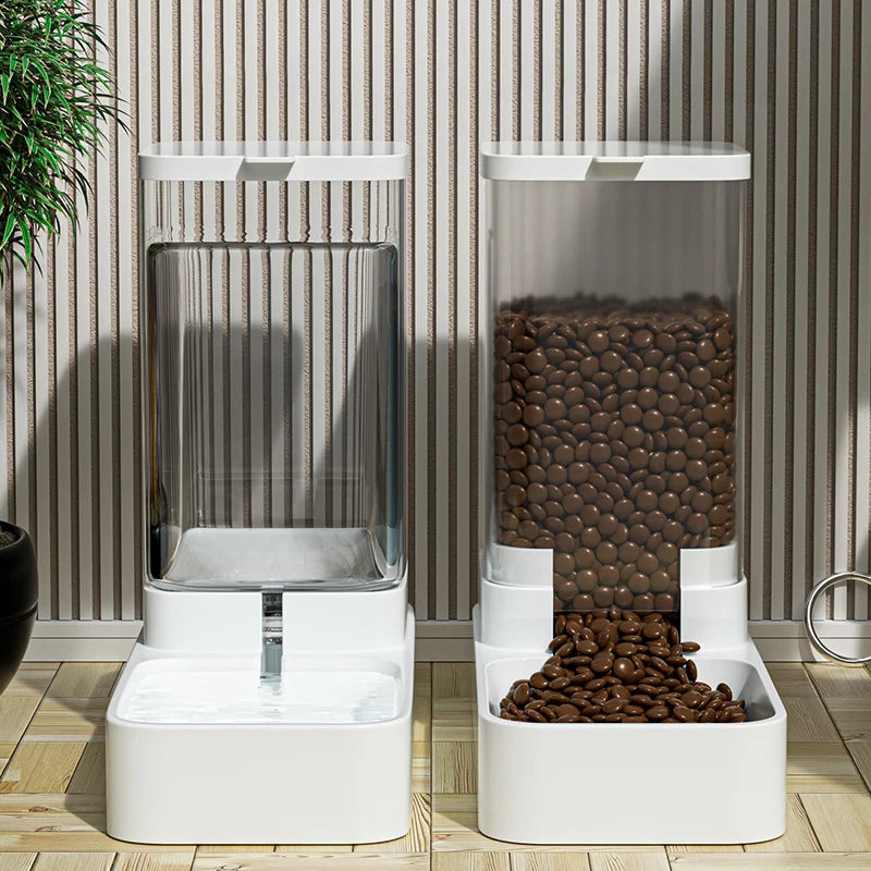 Automatic Pet Feeder with Water Dispenser