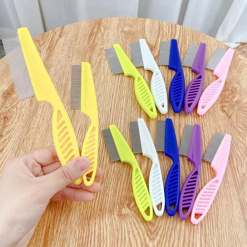 Pet Hair Shedding Comb Stainless Steel Flea Grooming Comb