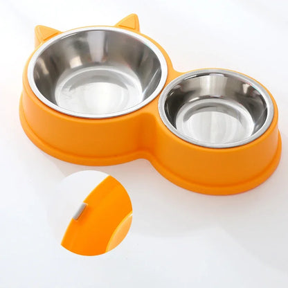 Stainless Steel Dog Cat Feeder Set