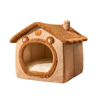 Foldable Pet House Removable Washable Bed