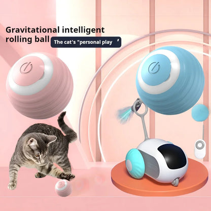 Automatic Rolling Cat Interactive Ball