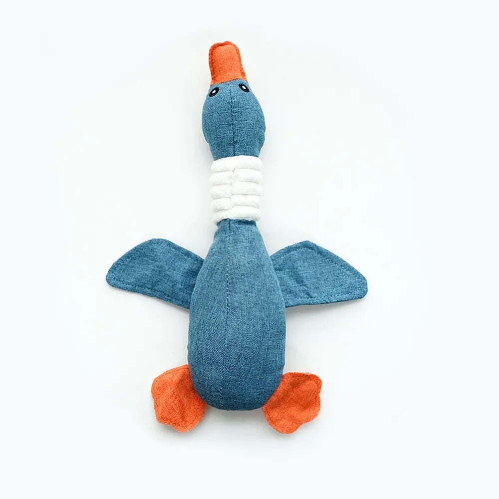 Pet Toys Geese Sound Teeth Grinding Cleaning Toy