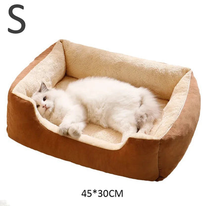 Soft Plush Cat Bed for Pets