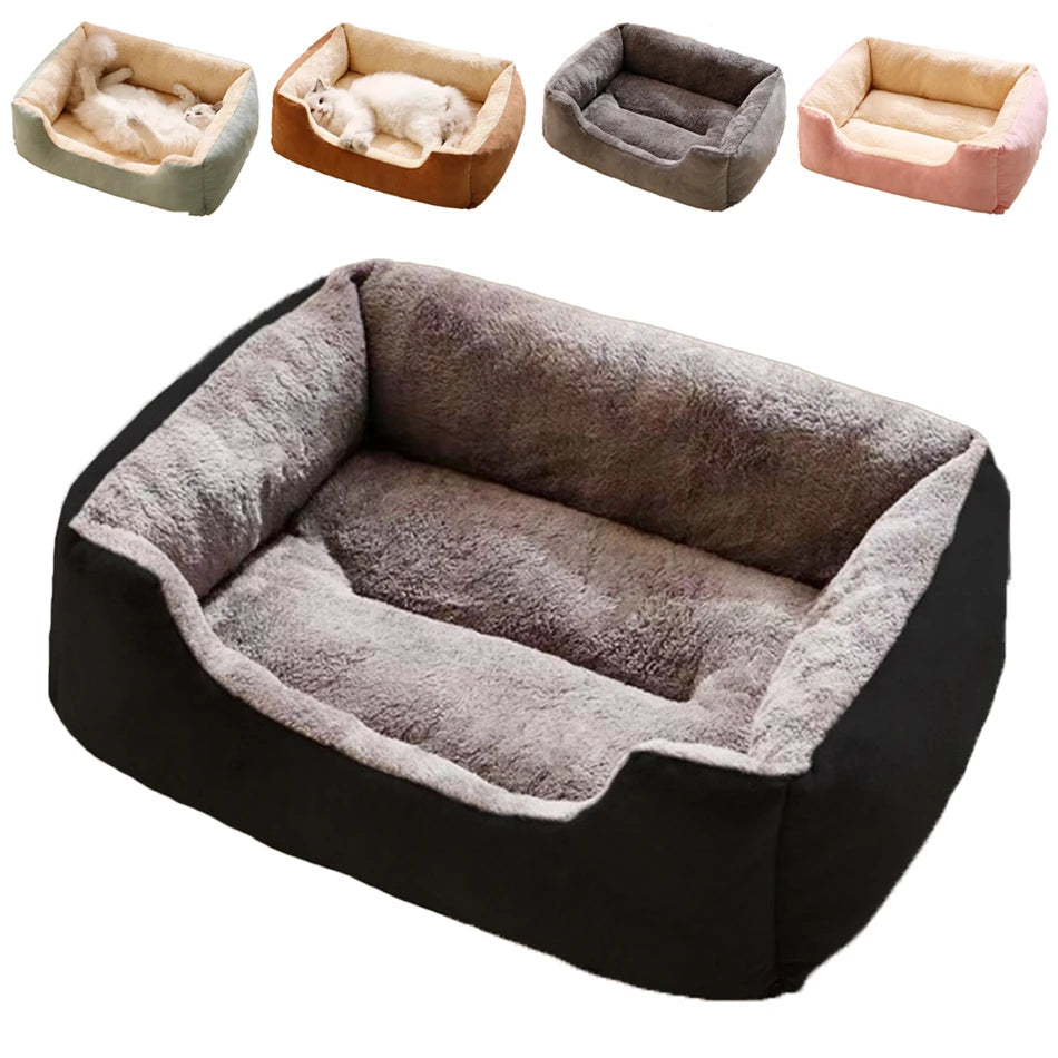 Soft Plush Cat Bed for Pets