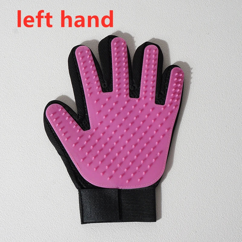 Pet Grooming Glove for Cats & Dogs