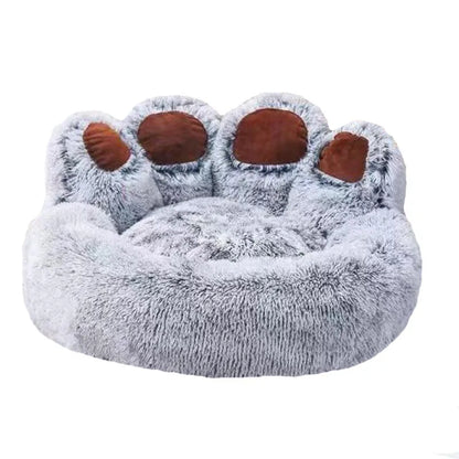 Fluffy Dog Bed Plush Large Cushion