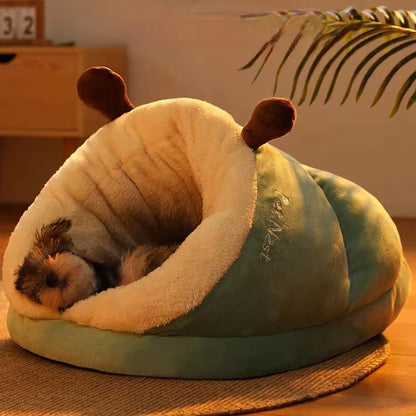 Breathable Foldable Slippers-Shaped Dog Bed