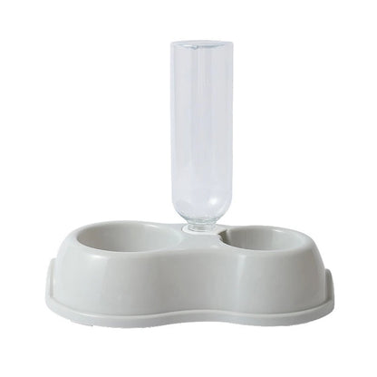 Automatic Double Pet Bowl with Water Dispenser