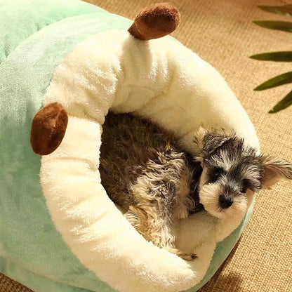 Breathable Foldable Slippers-Shaped Dog Bed