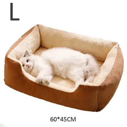 Soft Plush Cat Bed for Pets