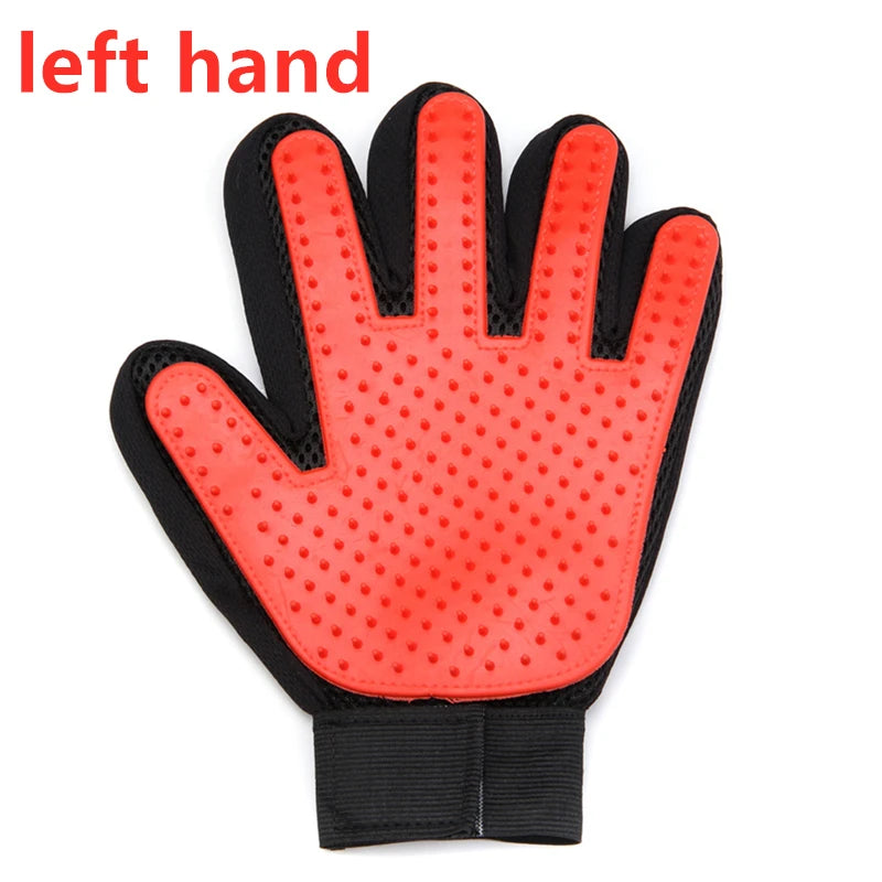 Pet Grooming Glove for Cats & Dogs