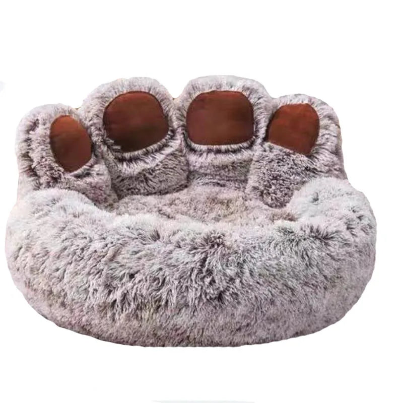 Fluffy Dog Bed Plush Large Cushion