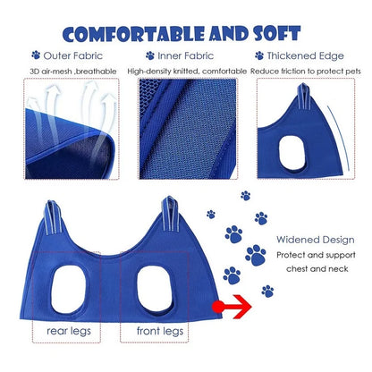 Dog Cat Grooming Hammock Bath Bag