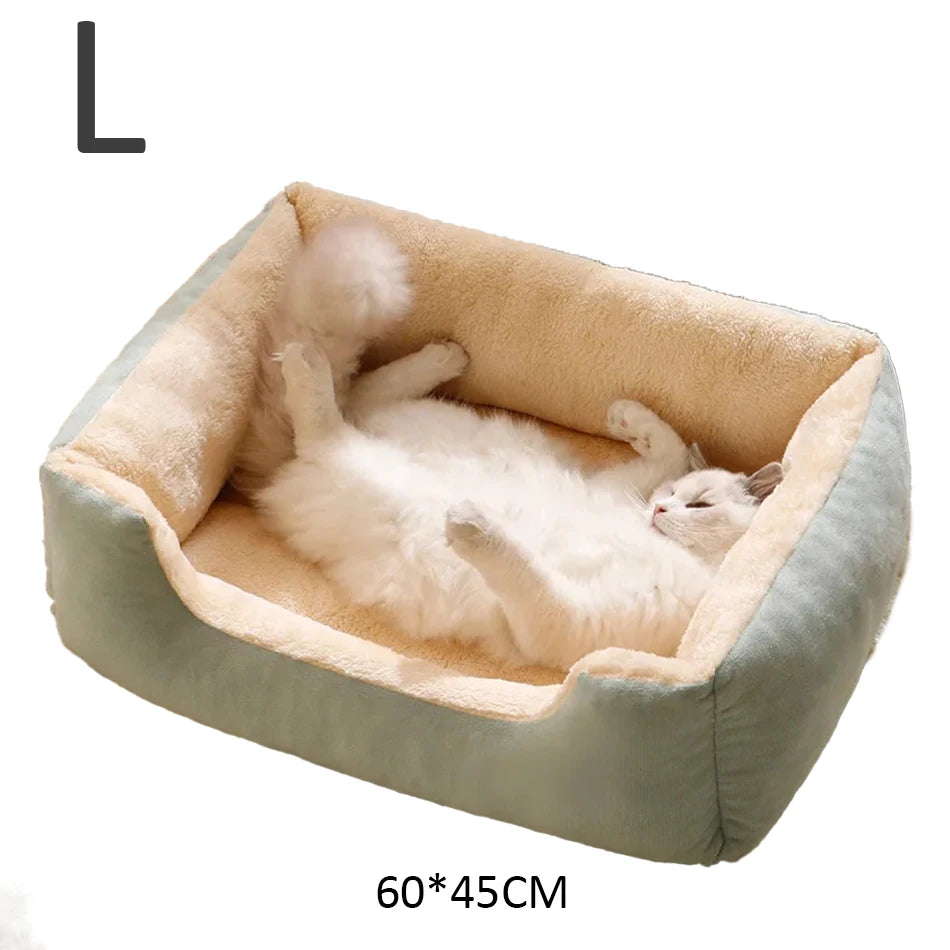 Soft Plush Cat Bed for Pets