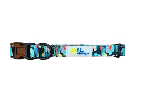 Lila Pawtique Adjustable Dog Collar Amazônia Tribe | Lila Pawtique