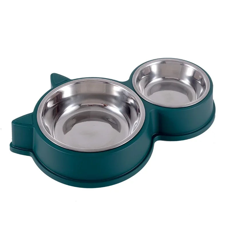 Stainless Steel Dog Cat Feeder Set