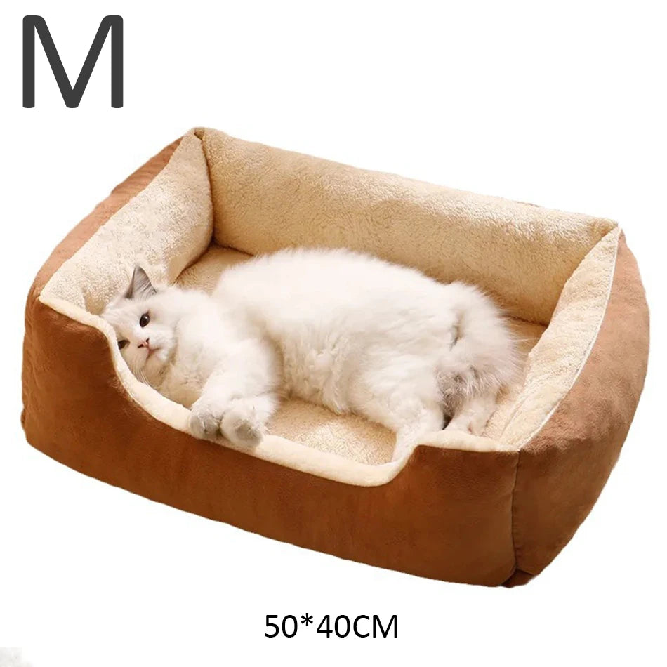 Soft Plush Cat Bed for Pets