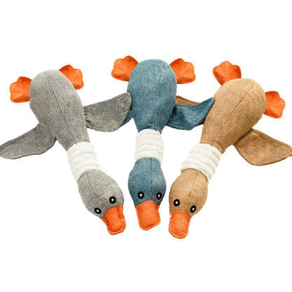 Pet Toys Geese Sound Teeth Grinding Cleaning Toy