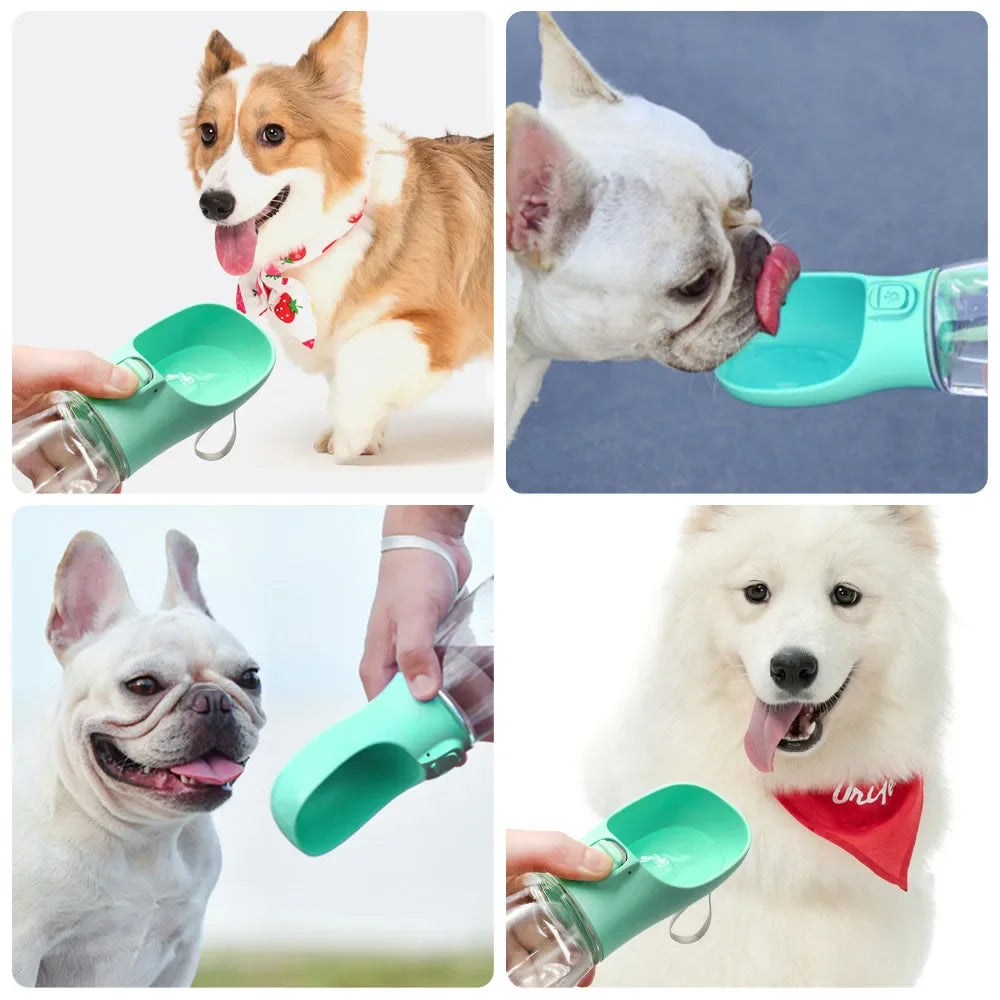 Portable Dog Water Bottle & Food Dispenser