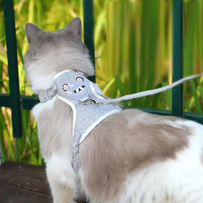 Adjustable Breathable Pet Harness Leash