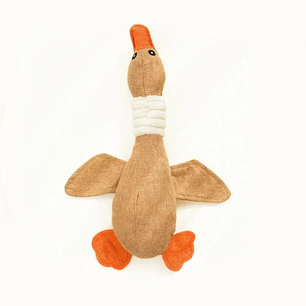 Pet Toys Geese Sound Teeth Grinding Cleaning Toy