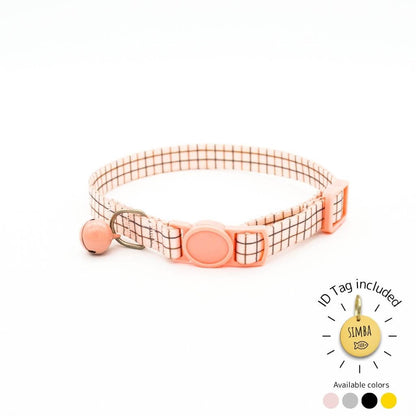 Cat Collar Breakaway - Minimalist Designs with ID Tag