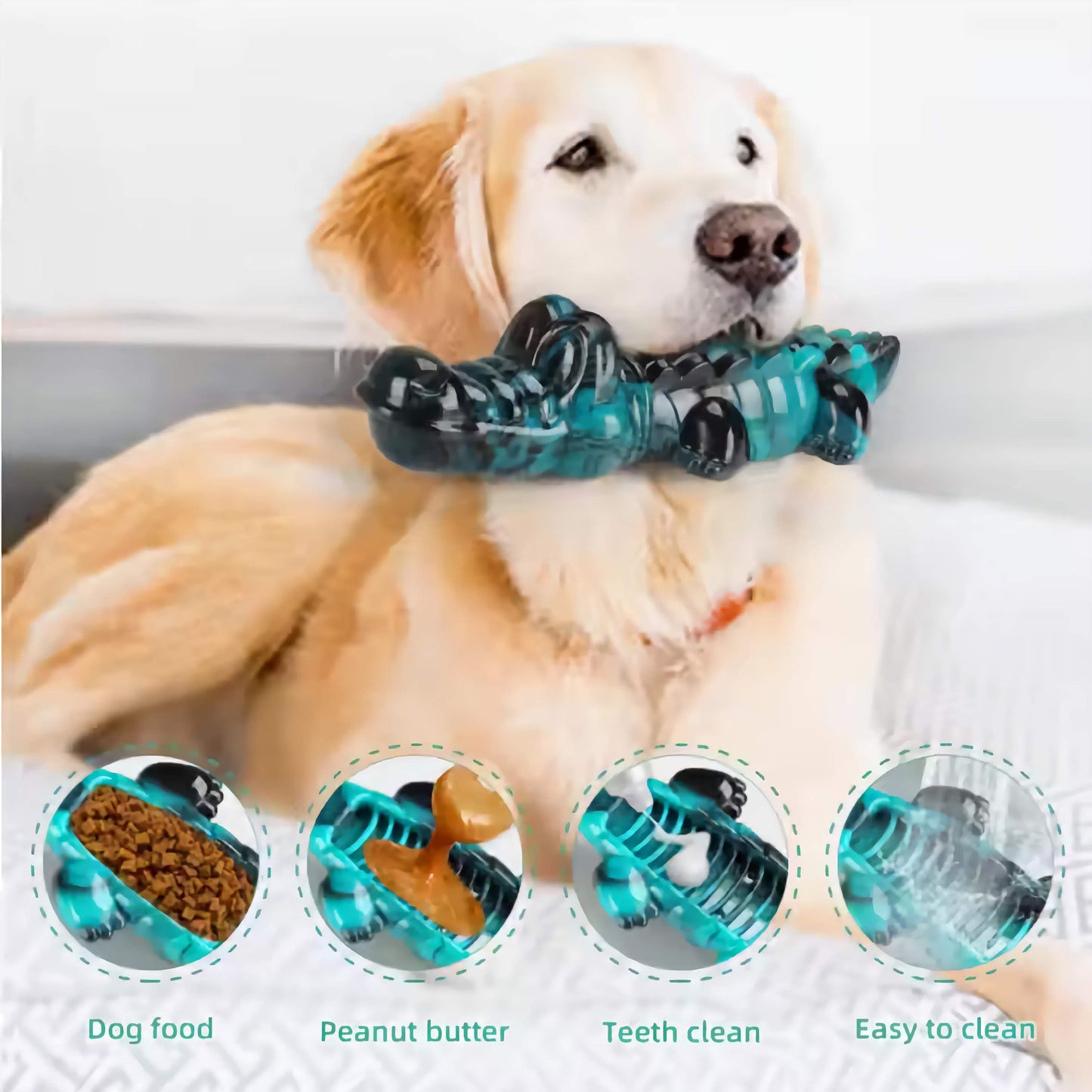 Croc‑Style Heavy‑Duty Chew Toy for Aggressive‑Chewer Dogs – Built to Last
